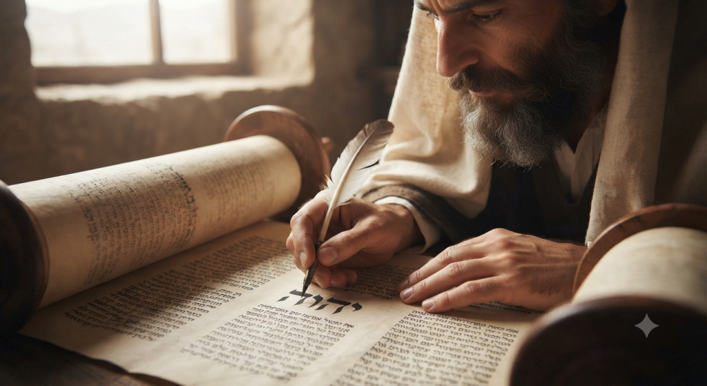 Scribes Writing Down Gods name